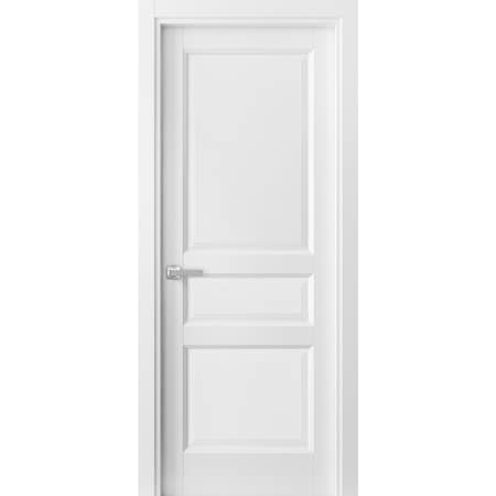 Sartodoors French Interior Door, 30" x 80", White LUCIA31ID-BEM-30